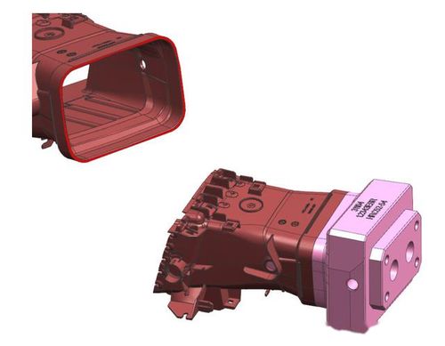 汽车注塑模具 出风口产品模具设计结构拆解